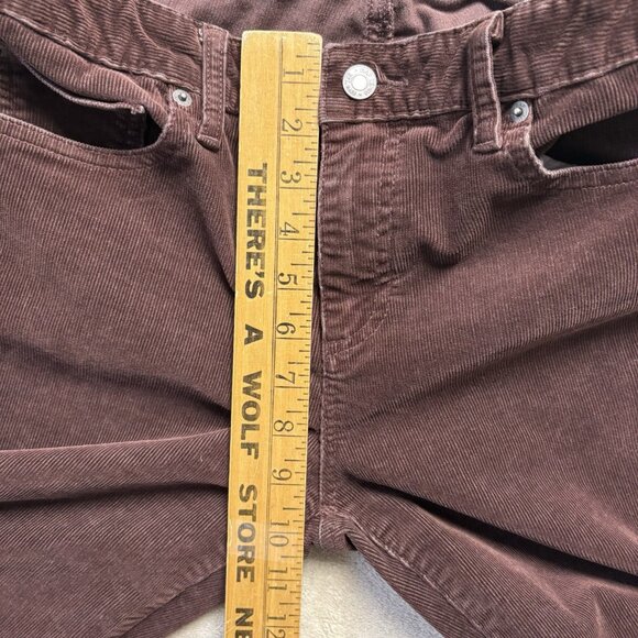 Gap Pants Womens 29P Petite Rich Eggplant Perfect Boot Corduroy Mid Rise Bootcut - Picture 6 of 11